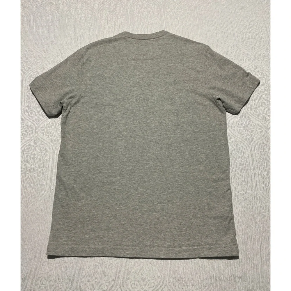 Eddie Bauer Mens M Legend Wash Graphic T-Shirt Gray North Fork Trout Run Fishing